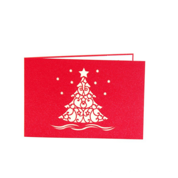 Марка КТ всплывающее бумаги ручной работы украшение 3D Рождественская открытка 